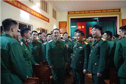 Chiến sĩ mới tự tin sẵn sàng huấn luyện cường độ cao
